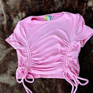 Pink crop top